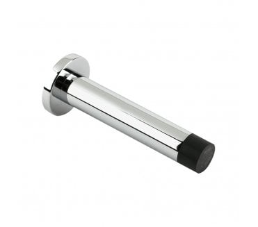 Zoo Hardware Skirting Door Stop, Concealed Fix 80mm - Polished Chrome