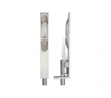 Zoo Hardware ZAS02  Lever Action Flush Bolt - 150mm - Satin Stainless Steel