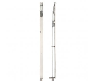Zoo Hardware ZAS02  Lever Action Flush Bolt - 450mm - Satin Stainless Steel