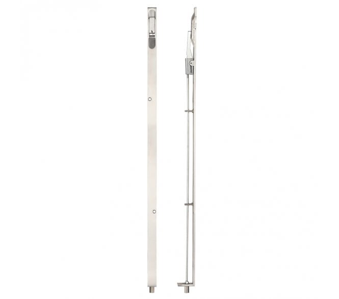 Zoo Hardware ZAS02  Lever Action Flush Bolt - 610mm - Satin Stainless Steel