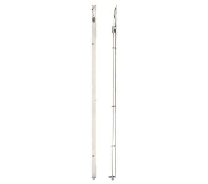 Zoo Hardware ZAS02  Lever Action Flush Bolt - 914mm - Satin Stainless Steel
