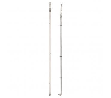 Zoo Hardware ZAS02  Lever Action Flush Bolt - 914mm - Satin Stainless Steel