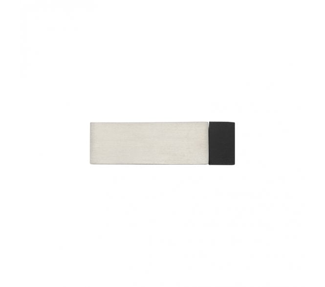 Zoo Hardware ZAS12SQ Square Skirting Door Stop - Satin Stainless Steel