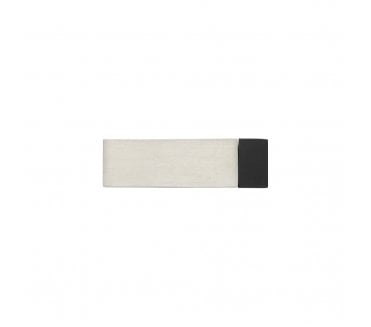 Zoo Hardware ZAS12SQ Square Skirting Door Stop - Satin Stainless Steel