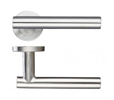 Zoo Hardware ZCS2130 T-Bar Handle On Rose - Satin Stainless Steel