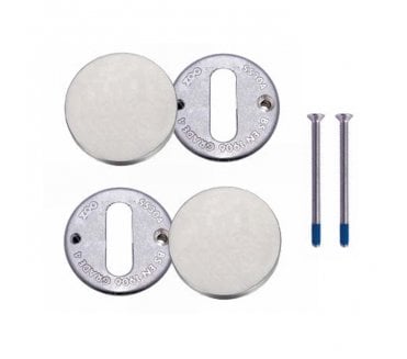 Zoo Hardware ZG4S Blanking Rose Escutcheons (Pairs) - Satin Stainless Steel