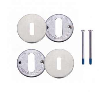Zoo Hardware ZG4S Keyhole Profile Escutcheons (Pairs) - Satin Stainless Steel