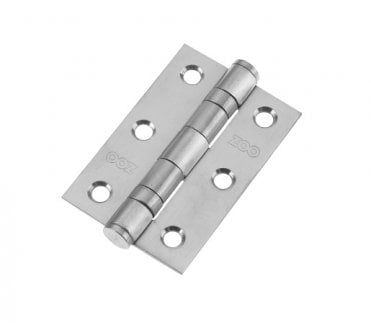 Zoo Hardware ZHS232 Ball Bearing Butt Hinges 76x51mm (Pair) - Satin Stainless