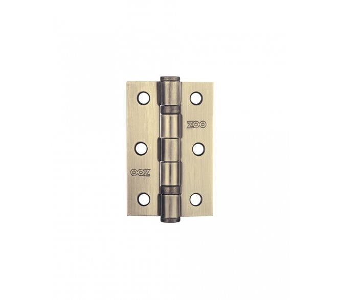 Zoo Hardware ZHS32 Ball Bearing Butt Hinges 76x51mm (Pair) - Florentine Bronze