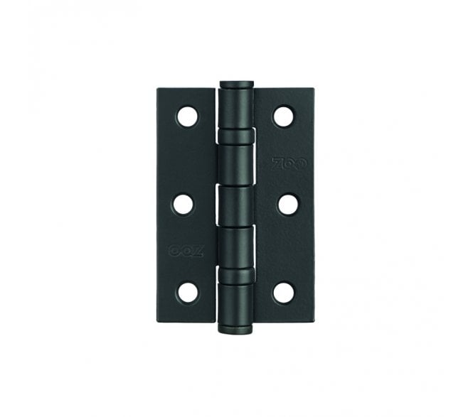 Zoo Hardware ZHS32 Ball Bearing Butt Hinges 76x51mm (Pair) - Matt Black