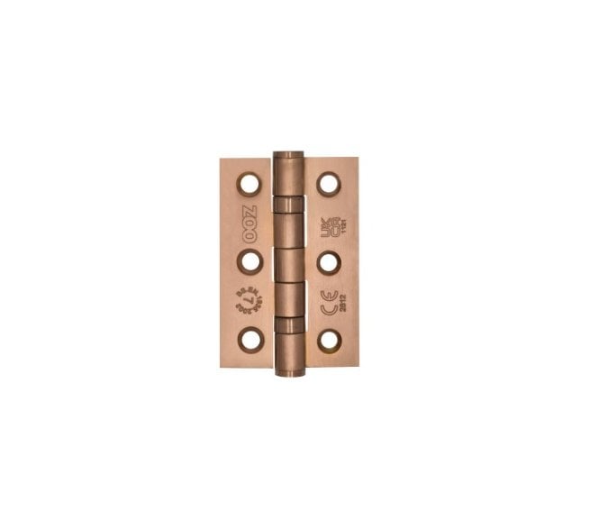 Zoo Hardware ZHSS232 Ball Bearing Butt Hinges 76x51mm (Pair) - PVD Satin Bronze