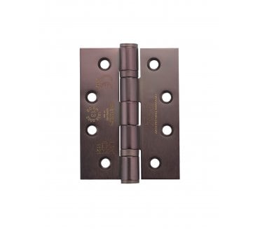 Zoo Hardware ZHSS243 Grade 13 Ball Bearing Butt Hinges 102x76mm - Etna Bronze