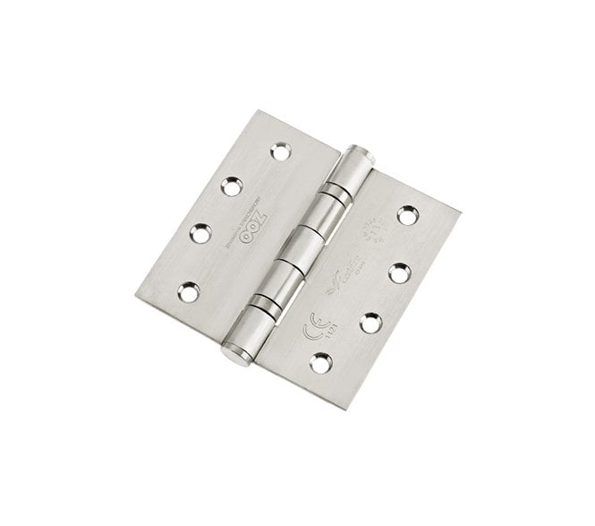 Zoo Hardware ZHSS244 Grade 13 Ball Bearing Butt Hinges 102x102mm (Pair) - Satin Stainless