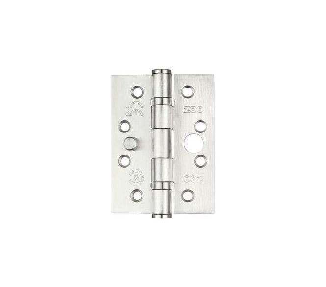 Zoo Hardware ZHSSDB Grade 13 Security Ball Bearing Butt Hinges 102x76mm - Satin Stainless