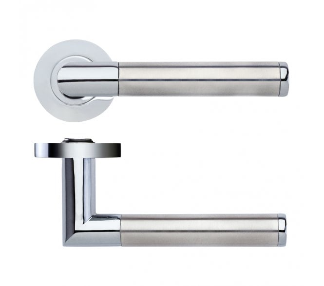 Zoo Hardware ZPZ170CPSS Mitred Lever Handles On Rose