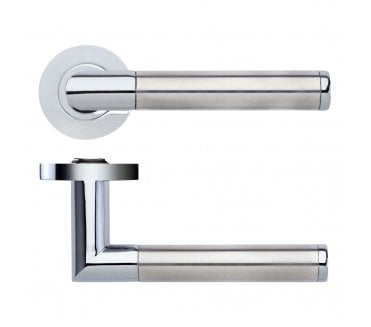 Zoo Hardware ZPZ170CPSS Mitred Lever Handles On Rose