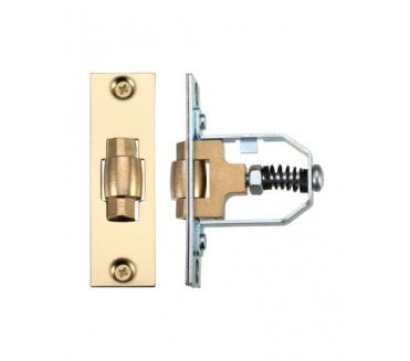 Zoo Hardware ZRL Heavy Duty Adjustable Roller Catch - Polished Brass