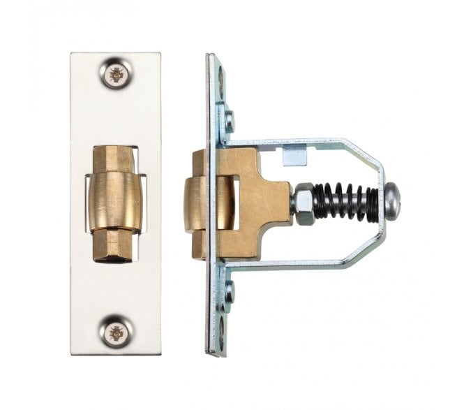 Zoo Hardware ZRL Heavy Duty Adjustable Roller Catch - Polished Nickel