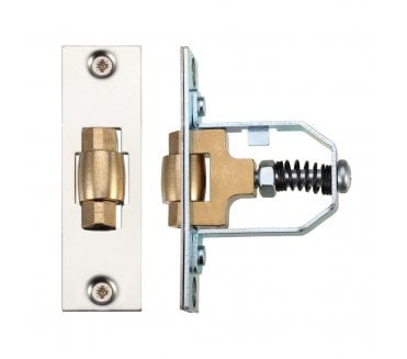 Zoo Hardware ZRL Heavy Duty Adjustable Roller Catch - Polished Nickel
