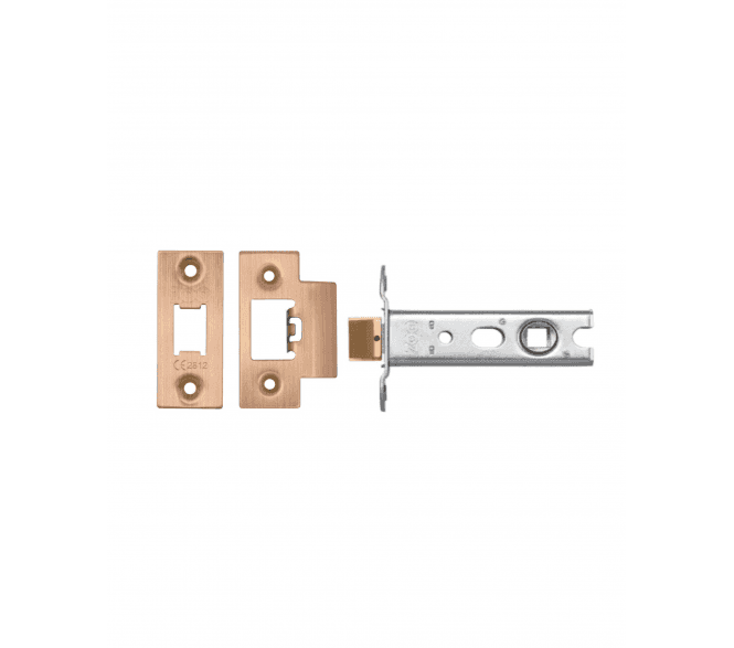 Zoo Heavy Duty Tubular Mortice Latch - Tuscan Rose Gold