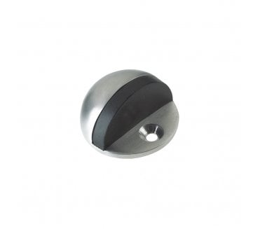 Zoo ZAS06B Satin Stainless Steel Oval Doorstop
