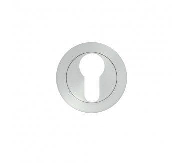 Zoo ZPA001-SC Euro Profile Escutcheon - Satin Chrome
