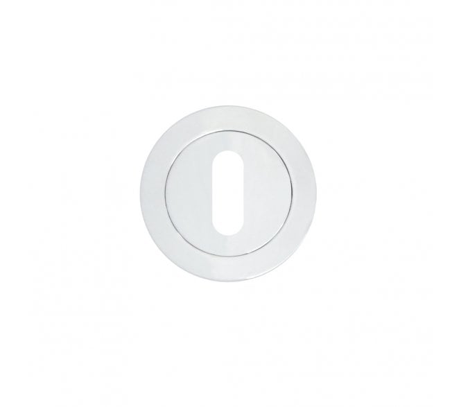 Zoo ZPA002-CP Standard Keyhole Escutcheon - Polished Chrome