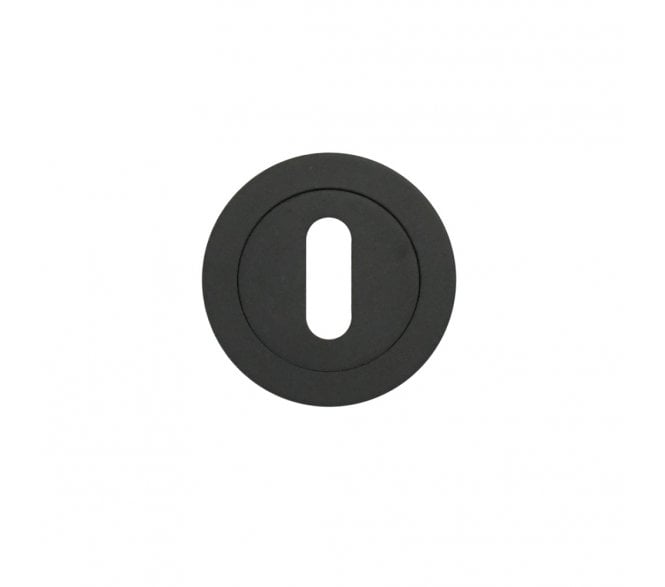 Zoo ZPA002-MB Standard Keyhole Escutcheon - Matt Black
