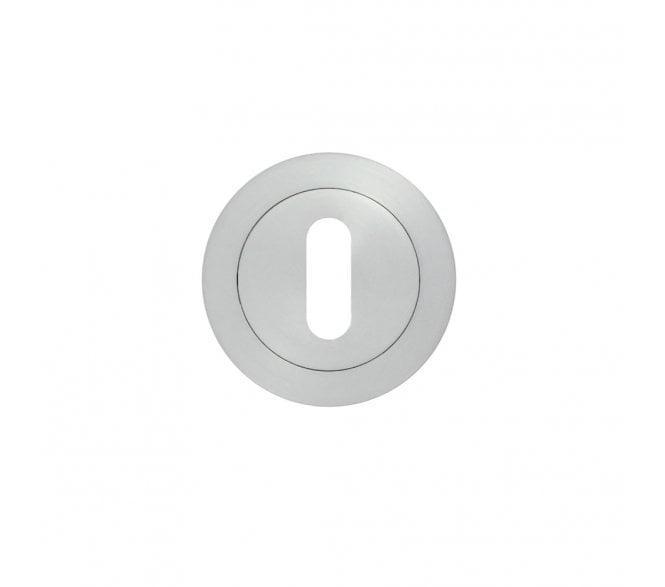 Zoo ZPA002-SC Standard Keyhole Escutcheon - Satin Chrome
