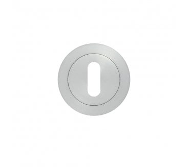 Zoo ZPA002-SC Standard Keyhole Escutcheon - Satin Chrome