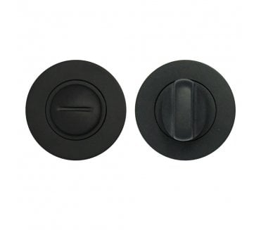 Zoo ZPA004-MB Bathroom Turn & Release Set - Matt Black