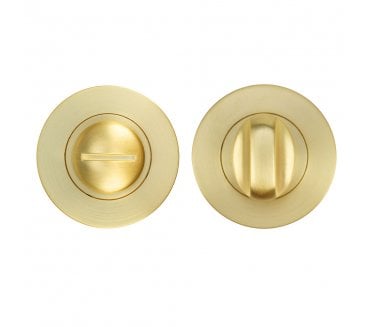 Zoo ZPA004-SB Bathroom Turn & Release Set - Satin Brass