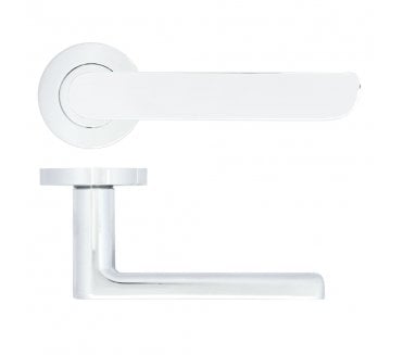 Zoo ZPA040-CP Valencia Lever On Round Rose - Polished Chrome