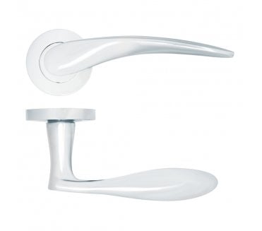 Zoo ZPA070-CP Merida Lever On Round Rose - Polished Chrome