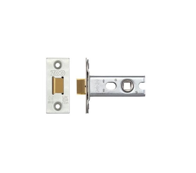 Zoo ZTLKA Heavy Duty Tubular Mortice Latch - Satin Stainless Steel