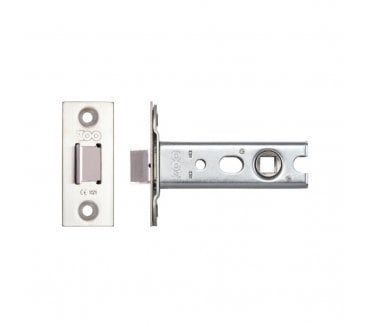 ZTLKA76HD Extra-Heavy Duty Tubular Mortice Latch 76mm - Satin Stainless